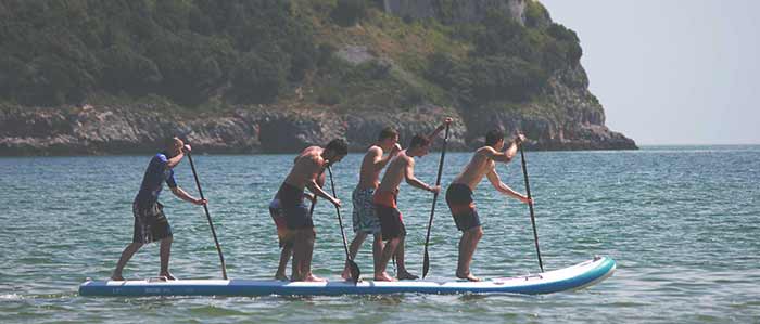 Alquiler de stand-up paddle gigante