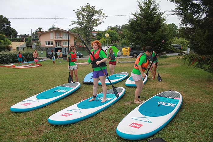 Curso de SUP stand up paddle en Bizkaia